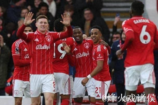 奥多伊贡献两球一助,荣膺森林对阵热刺英超官方全场最佳 奥多伊贡献两球一助,荣膺森林对阵热刺英超官方全场最佳