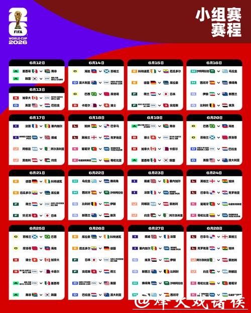2026世界杯外围：赛事开赛时间及报名信息